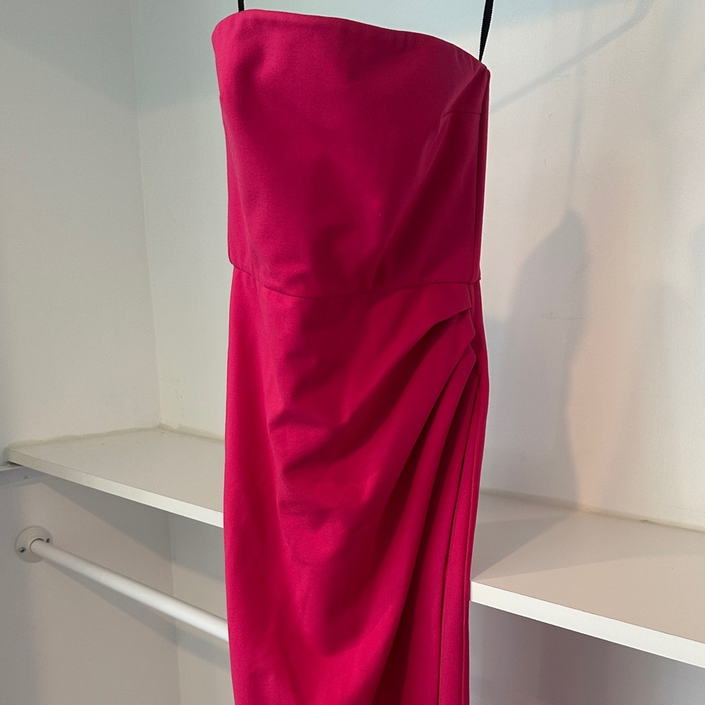 NBD Strapless Pink Dress